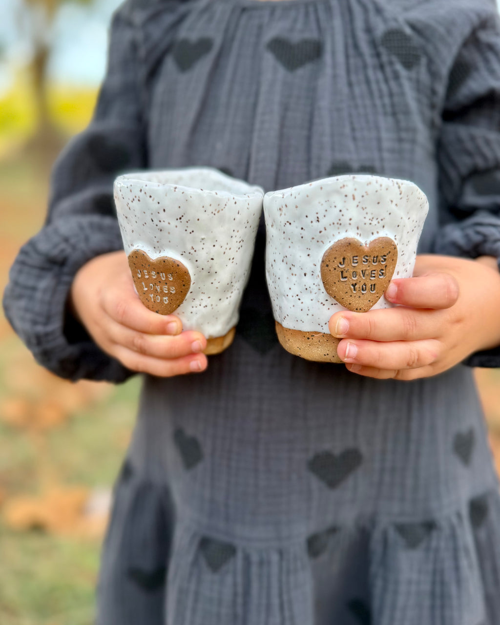 Nora Kids/Espresso Cup JLY Heart Black