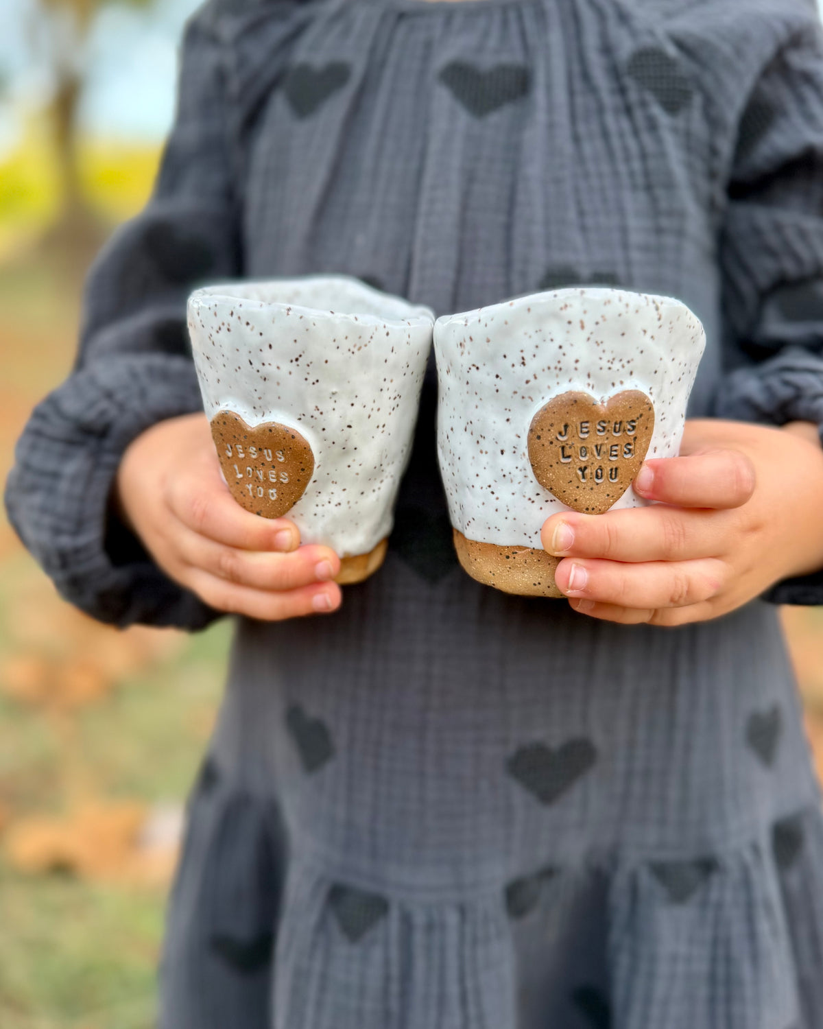 Nora Kids/Espresso Cup JLY Heart Black